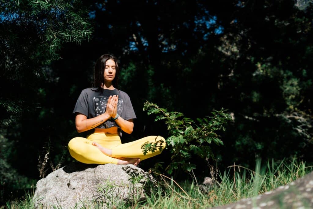 spiritual meditation seeking alignment